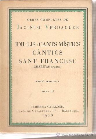 Publicació idil·lis i cants místics