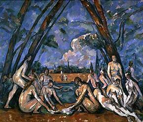 “Grandes bañistas”, Paul Cézzane