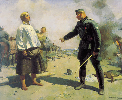 Serguéi Guerásimov: "Madre de un partisano"