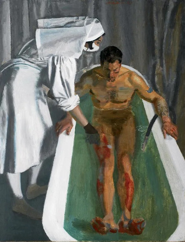 "A Saline Bath, RAF Hospital", Alfred Thomson