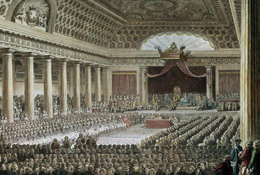Le roi Louis XIV convoque les États généraux.