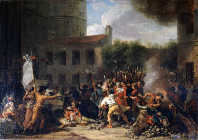 Prise de la bastille.