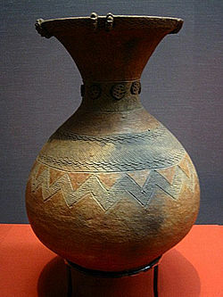 Vaso período Yayoi, Japón