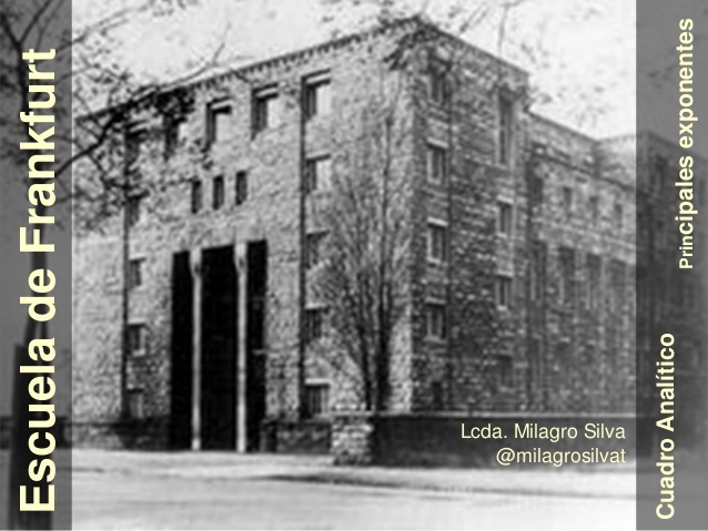 La escuela de Frankfurt