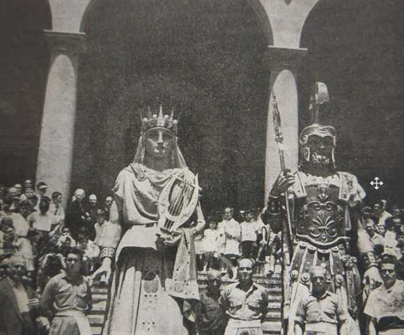 Innauguració de dos nous gegants