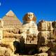 Great sphinx chephren pyramid giza egypt