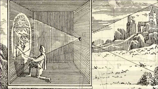 Cambra obscura auxiliar de dibuix?!