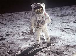 Armstrong Walks on the Moon