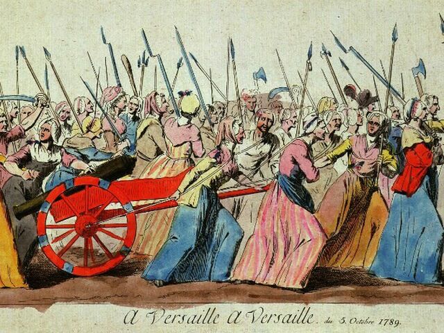 La marche des femmes sur versailles.
