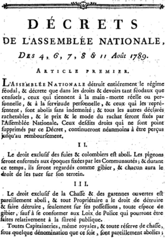 Autoprolamation de l'Assemblée nationale.