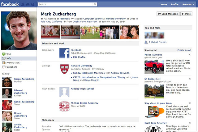 2011 – Facebook