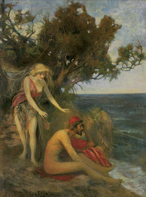 Calipso rapta a Odiseo