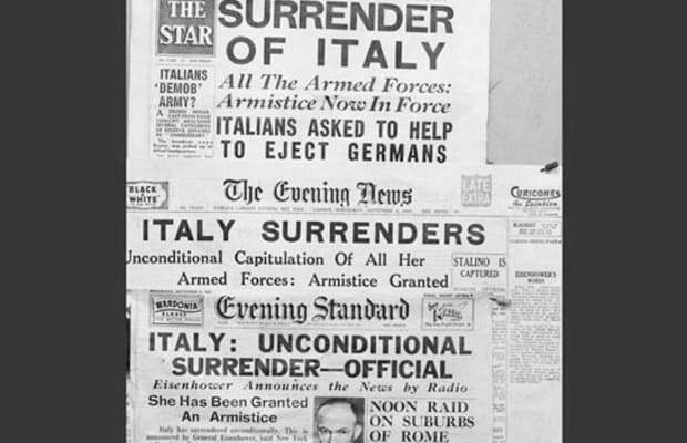 Italy surrenders