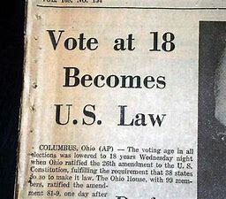 26th amendment