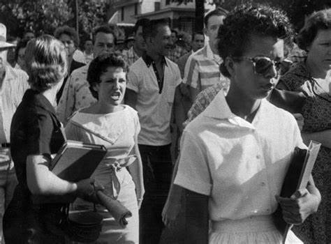 Little Rock Nine integrated into an all-white school in Little Rock, AK