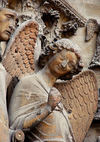 Ángel de la sonrisa, Catedral de Reims