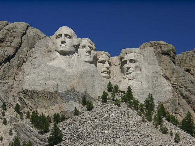 Construction is begun on Mt. Rushmore