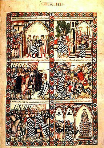 Miniaturas de Cantigas de Santa María