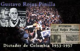 1953 DICTADURA DE COLOMBIA POR GUZTAVO ROJAS PINILLA