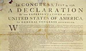 The Declaration of Independence