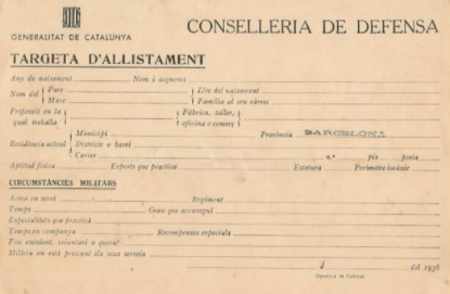 CONSELLERIA DE DEFENSA