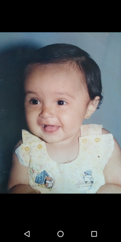 9 meses de aver nacido, me llevaron a que me tomaran una fotos para realizar un cuadro