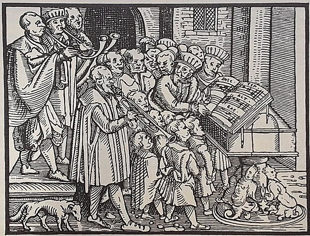 Reforma protestante refuerza la música en la educación.