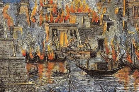 INCENDIO PROVOCADO DE LA BIBLIOTECA DE ALEJANDRÍA