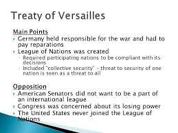 Treaty of Versailles