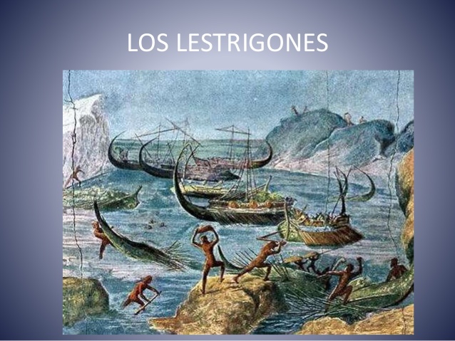 Ulises en el país de los lestrigones.