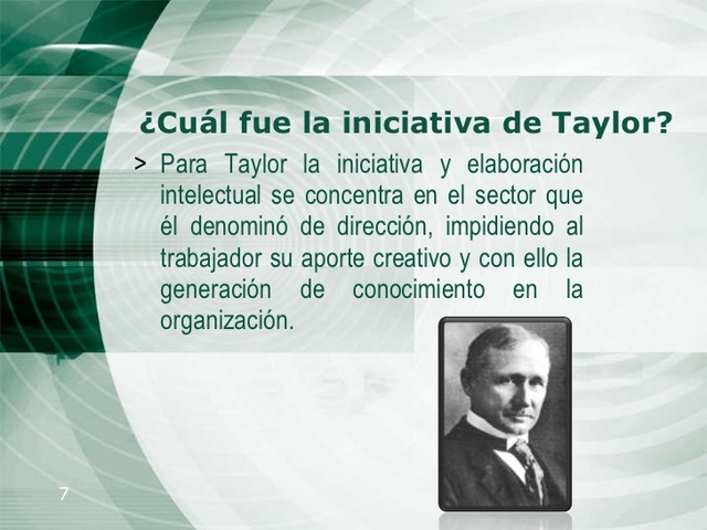 Teoría Tayloriana