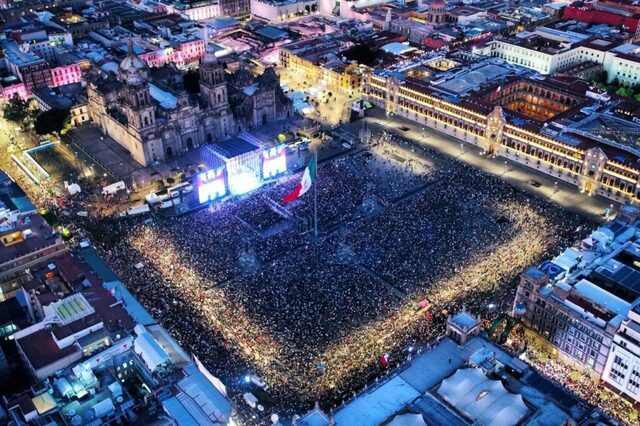 Inicia una serie de demostraciones masivas.