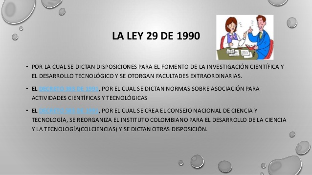 Ley 29 de 1990