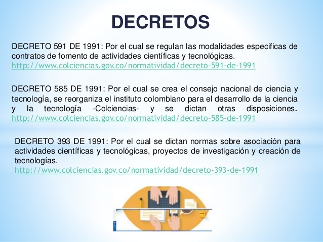 Decreto 585 de 1991
