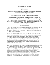 Decreto 4466 de 2006.