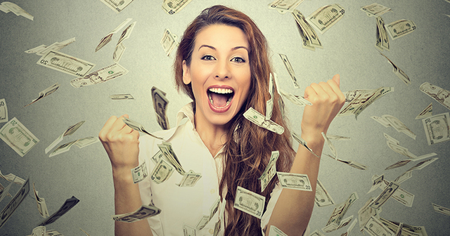 Galen loteria irabazi zuenean.