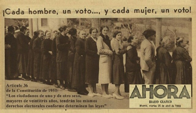 Debat pel vot femení