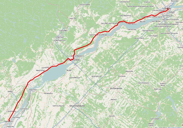 Inauguration du Chemin-du-Roy