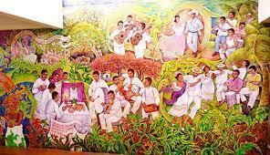 Manuel Villamor Reyes - Obra: Mural Genesis Cultural