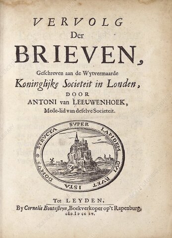 Leeuwenhoek sends letter to Royal Society