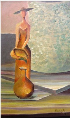 Arte Contemporáneo Costarricense - Costa Rica - Obra: Mujer de Barro, de Marta Yglesias.