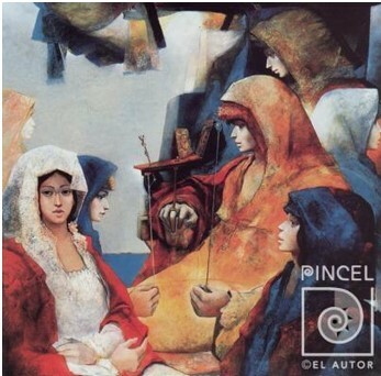 El arte figurativo - Obra: La caravana, de Rafael Fernández