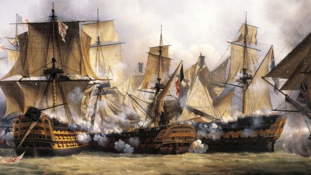 The battle of trafalgar