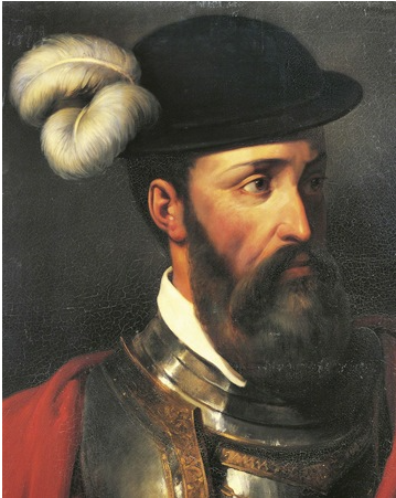 Francisco Pizarro nears Colombia.