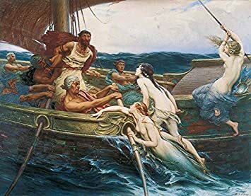 LAS SIRENAS ESCILA Y CARIBDIS. LA ISLA DEL SOL OGIGIA