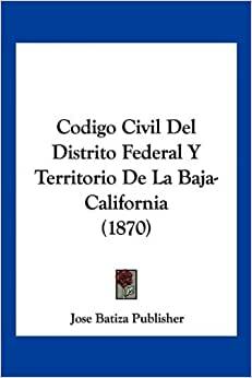 Código Civil para el DF y Baja California