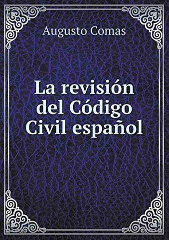 Revisión al Código Civil