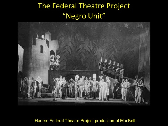 Negro Unit of the Federal Theatre Project