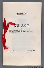 Theatres Act of 1968