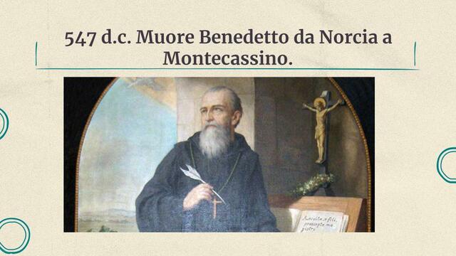 Muore Benedetto da Norcia